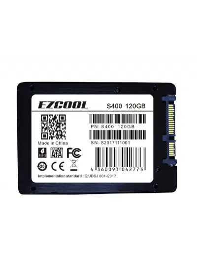 120 GB EZCOOL SSD S400/120GB 3D NAND 2,5" 560-530 MB/s