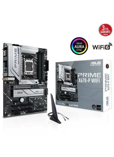 ASUS PRIME X670-P WiFi DDR5 6400Mhz+(OC) RGB M.2 ATX AM5