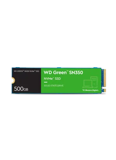 500GB WD GREEN SN350 M.2 NVMe 2400/1500MB/s WDS500G2G0C SSD