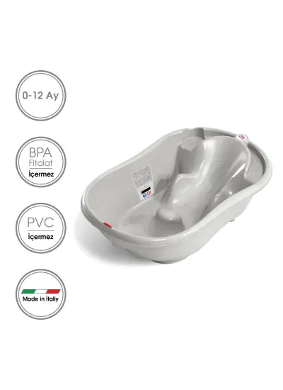 OkBaby Onda Banyo Küveti & Banyo Küvet Taşıyıcı / A.Gri