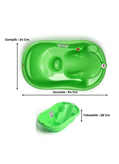 OkBaby Onda Banyo Küveti / Yeşil