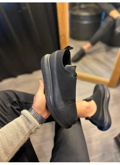 Knack Sneakers Ayakkabı 911 Siyah (Siyah Taban)