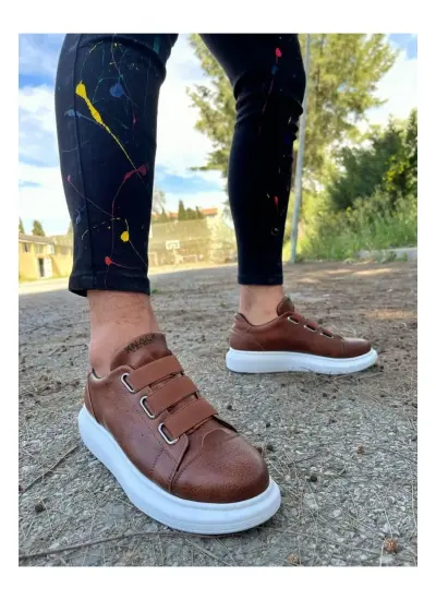 Siyah - Sneakers Ayakkabı 889 Taba