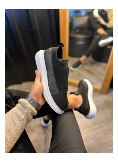 Knack Sneakers Ayakkabı 911 Siyah (Beyaz Taban)