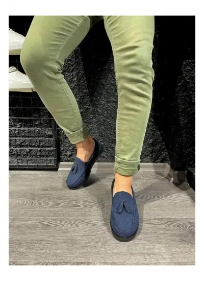 Loafer Erkek Ayakkabı 007 Mavi