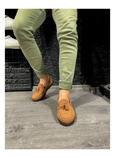 Loafer Erkek Ayakkabı 007 Taba