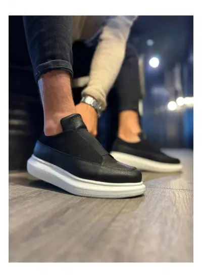 Knack Sneakers Ayakkabı 911 Siyah (Beyaz Taban)