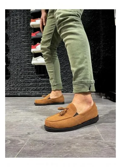 Loafer Erkek Ayakkabı 007 Taba